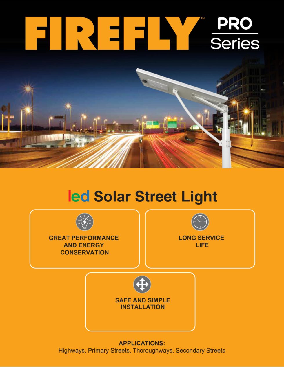 Firefly Solar Streetlight And Floodlight Firefly Electric And